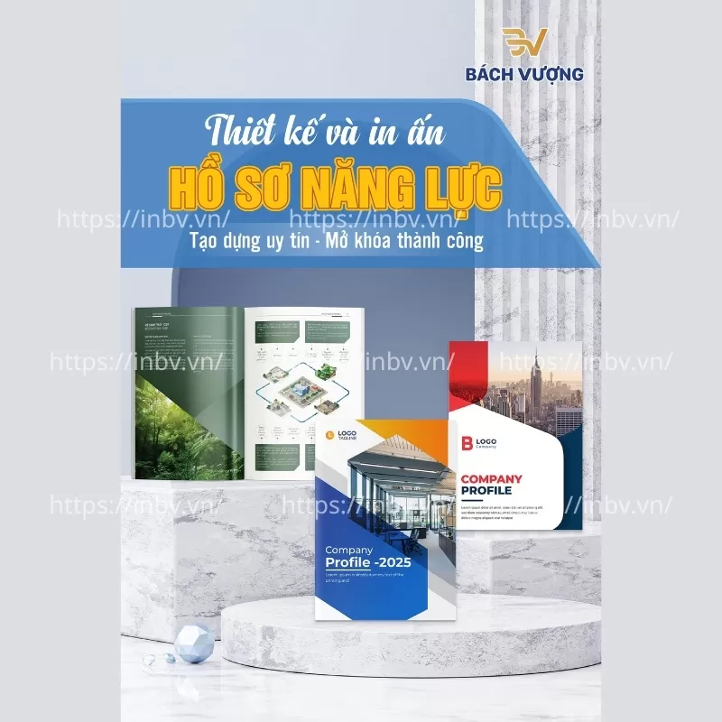 In catalogue kết hợp hồ sơ năng lực