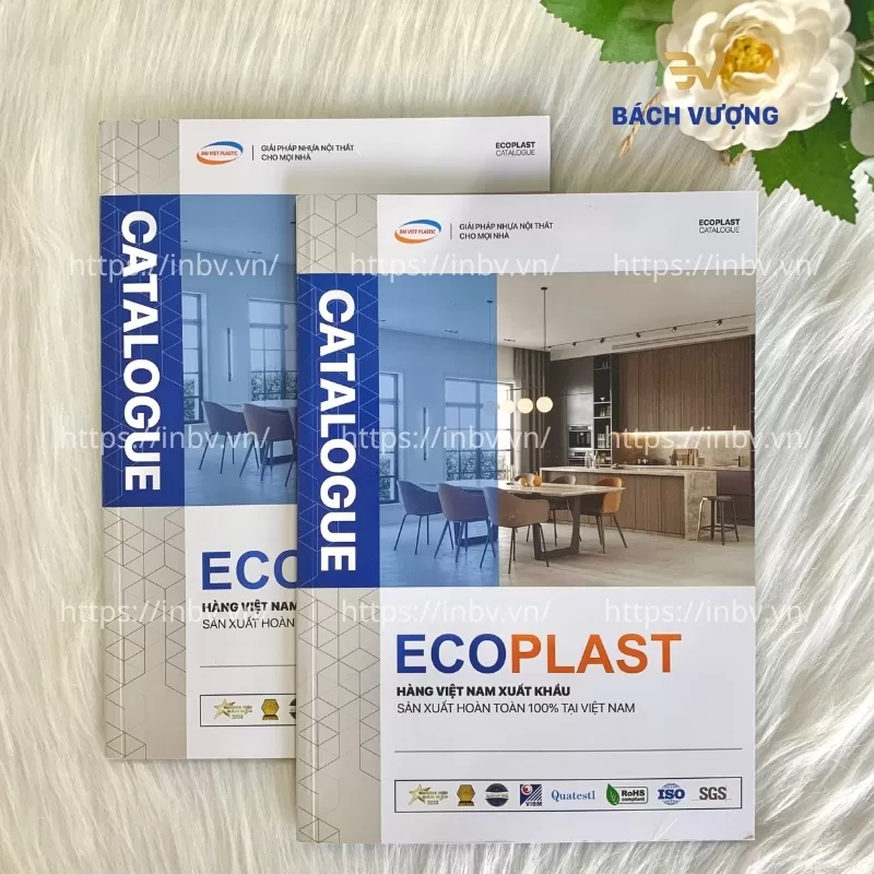 In catalogue tấm nhựa gỗ cao cấp 