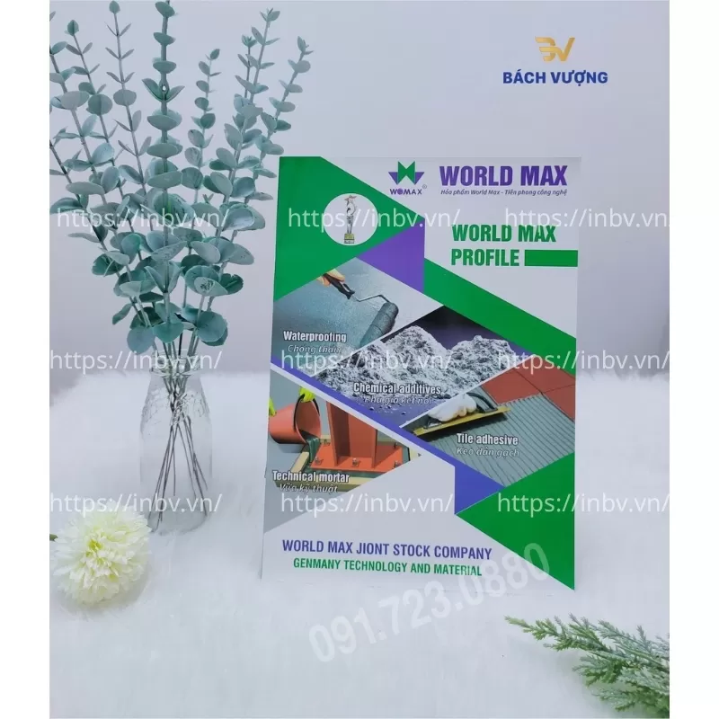 In catalogue c&ocirc;ng ty sản xuất phụ gia x&acirc;y dựng