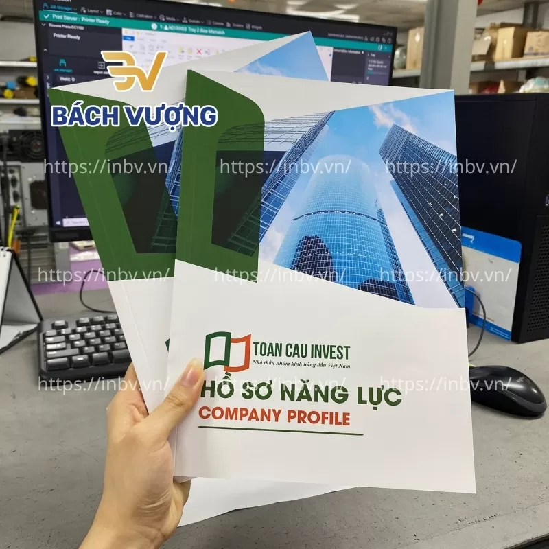 In catalogue cho c&ocirc;ng ty To&agrave;n Cầu Invest