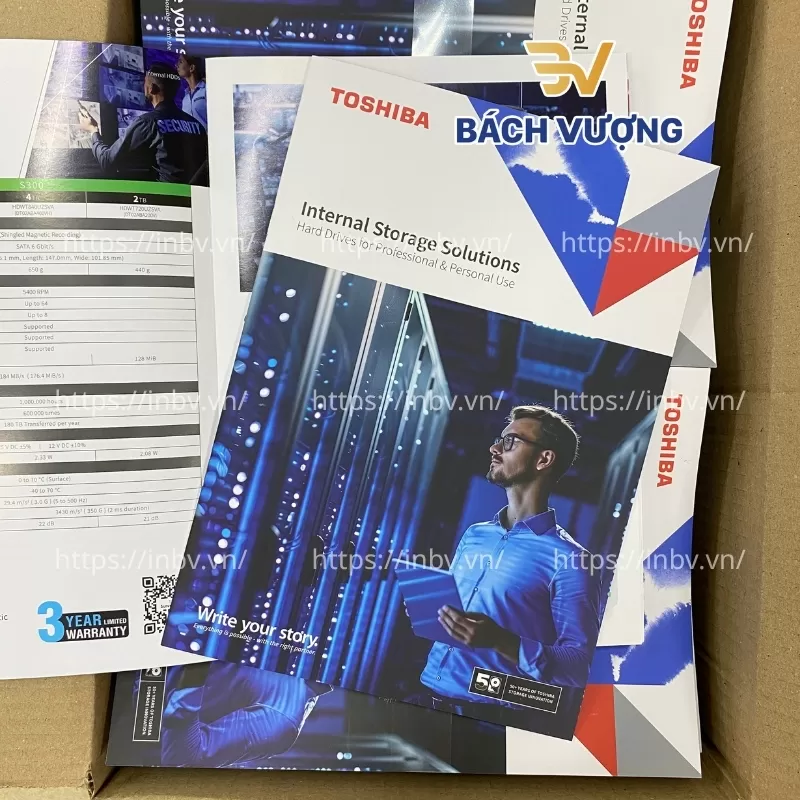 In catalogue sản phẩm thương hiệu Toshiba 