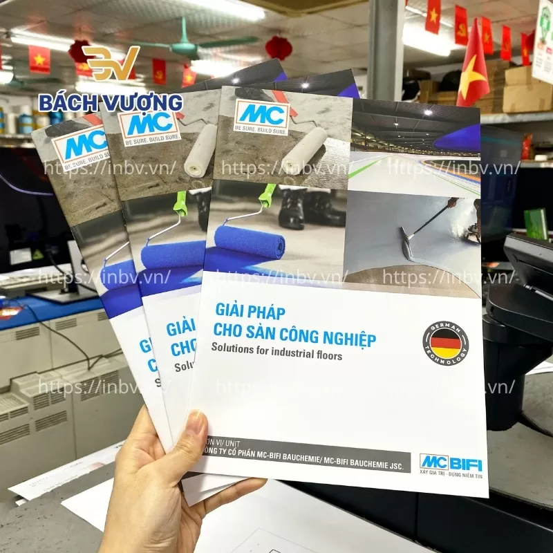 In catalogue cho sản phẩm s&agrave;n c&ocirc;ng nghiệp