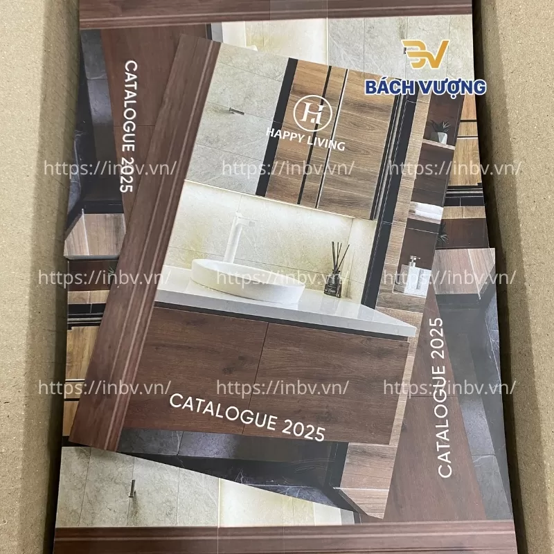 Mẫu in catalogue sản phẩm lavabo