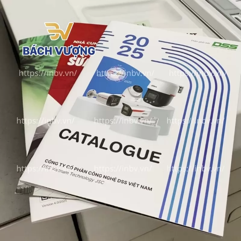 Mẫu in catalogue sản phẩm camera an ninh