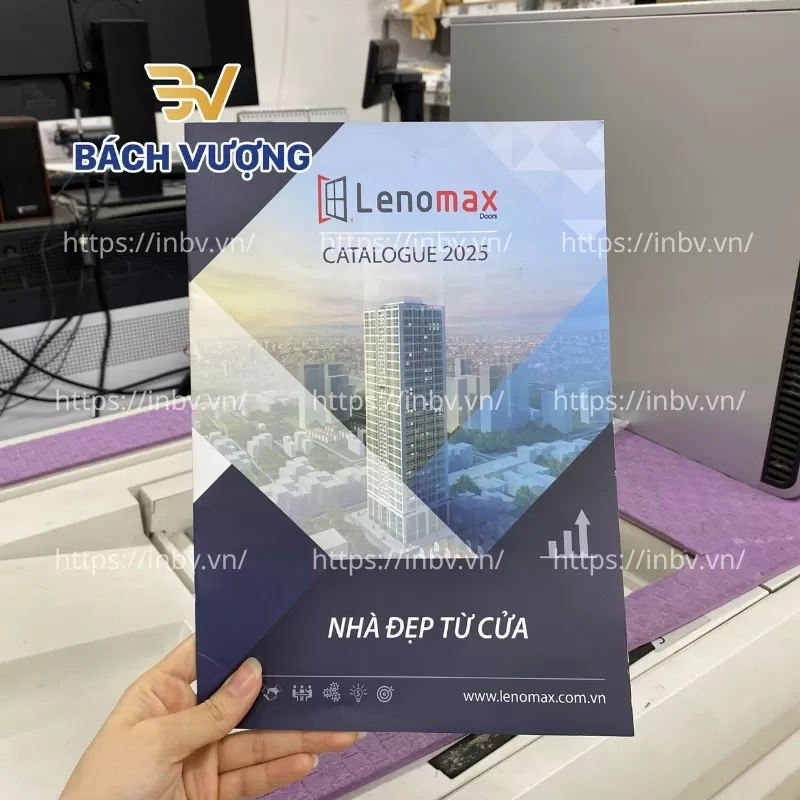 Mẫu in catalogue cho sản phẩm cửa 