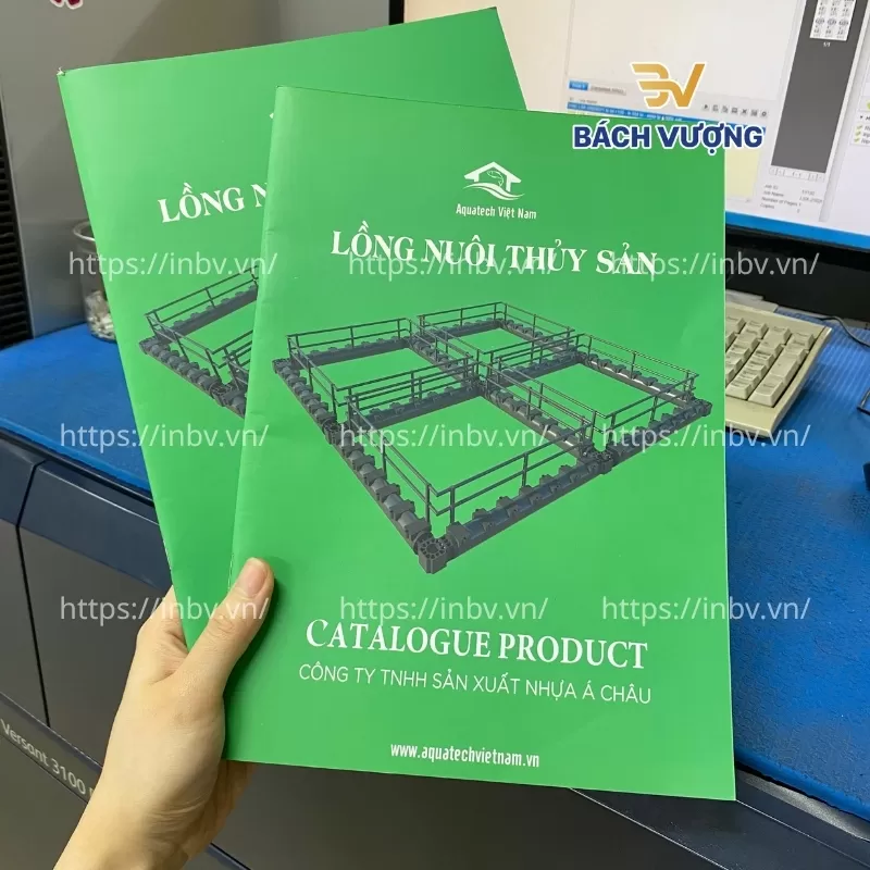 Mẫu in catalogue cho sản phẩm lồng nu&ocirc;i thủy sản 