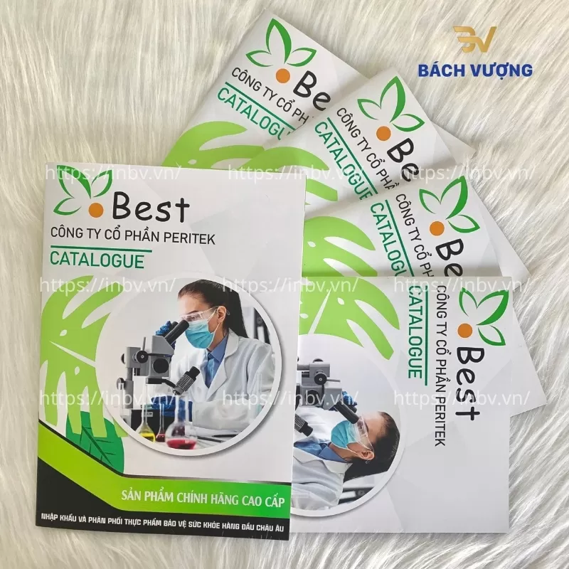 Mẫu in catalogue sản phẩm bảo vệ sức khỏe 