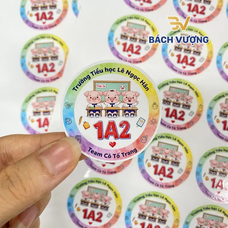 Sticker lớp 1A2