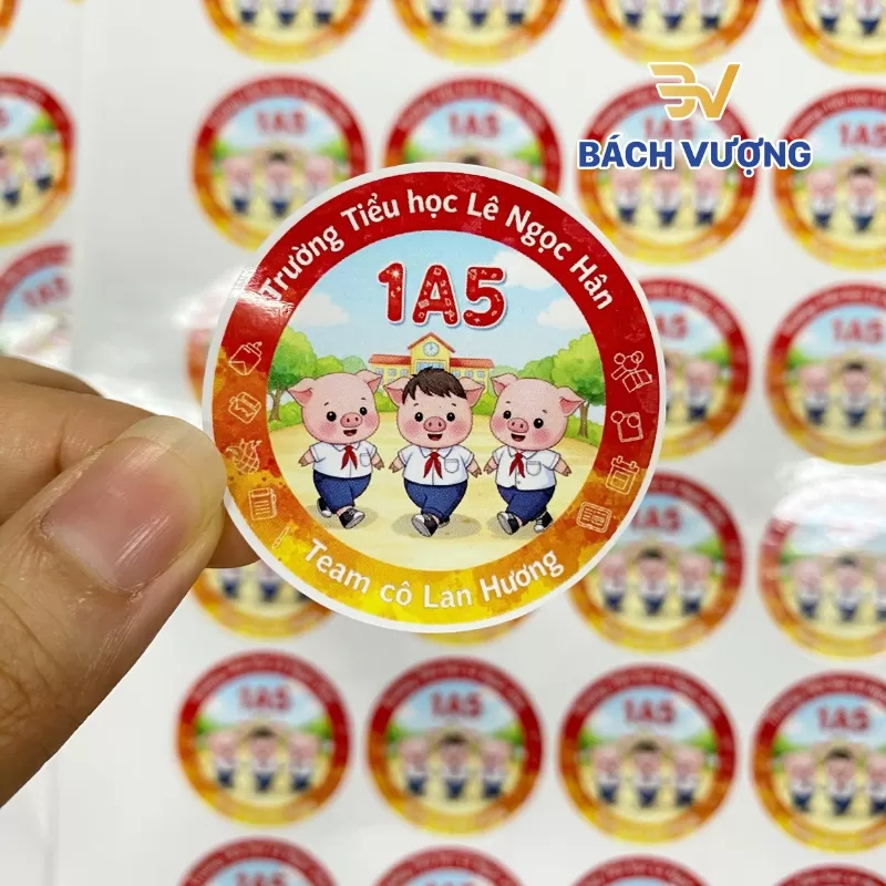 Sticker lớp 1A5