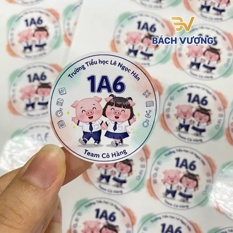 Sticker lớp 1A6