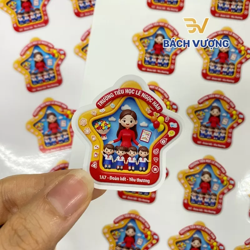Sticker trường tiểu học