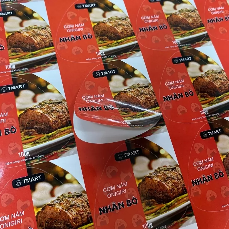 Decal nhựa d&ugrave;ng cho sản phẩm tại si&ecirc;u thị Tmart