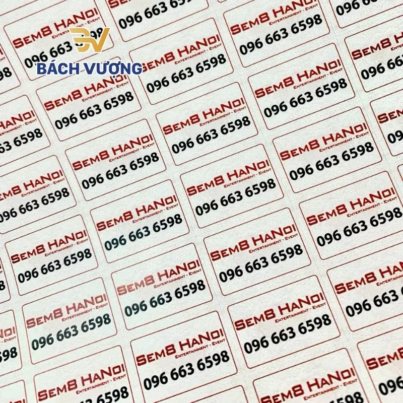 Tem nh&atilde;n in giấy sim số đẹp