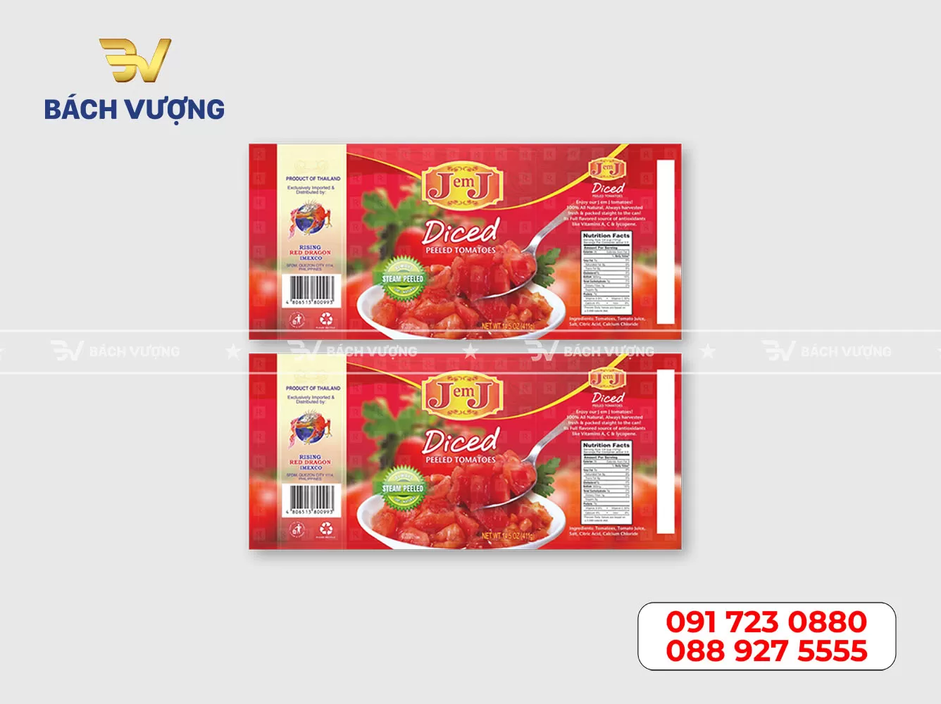 In tem decal nhựa đục
