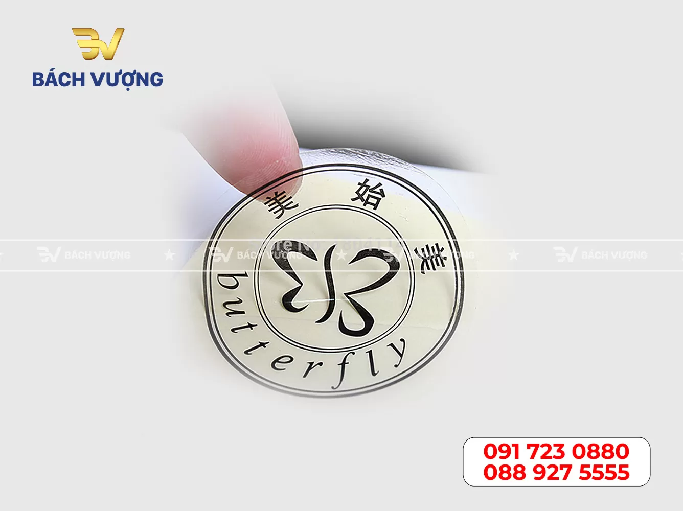 In tem decal nhựa trong