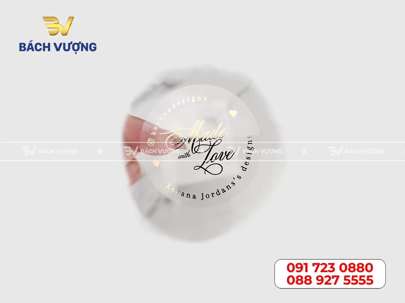 In tem decal nhựa trong