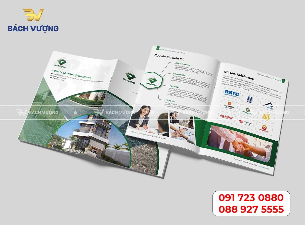Mẫu in catalogue cho c&aacute;c doanh nghiệp thương mại đa lĩnh vực