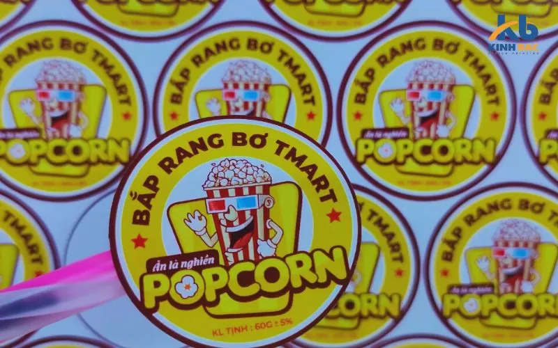 Một số mẫu tem decal giấy nổi bật 