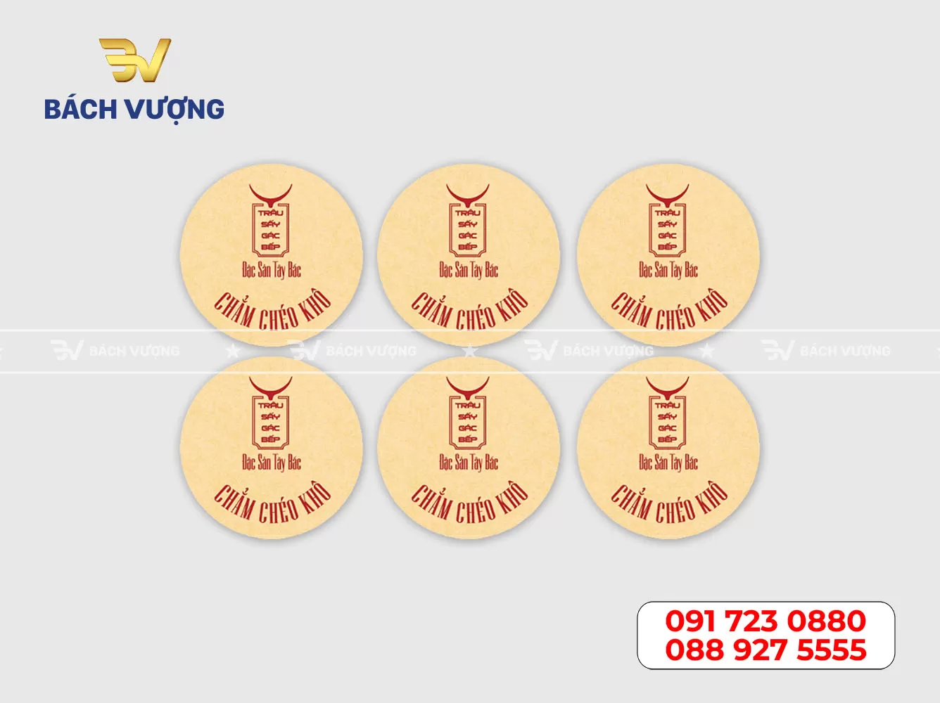 in decal giấy kraft giá rẻ