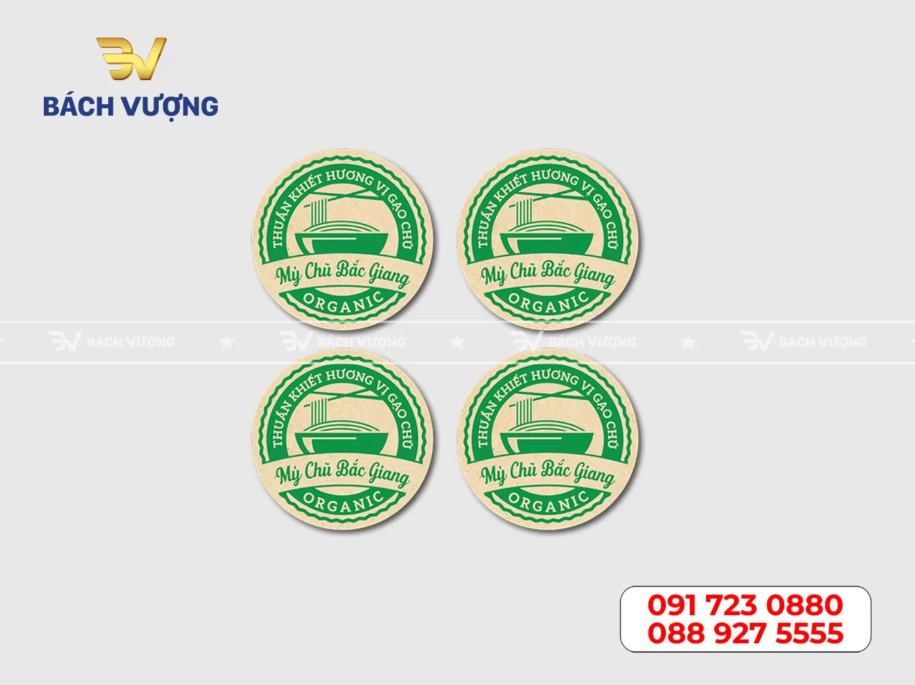 in decal giấy kraft giá rẻ