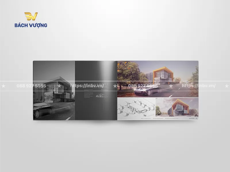 mẫu catalogue bất động sản kiến tr&uacute;c hiện đại v&agrave; sang trọng tone đen x&aacute;m nổi bật h&igrave;nh ảnh c&ocirc;ng tr&igrave;nh & kh&ocirc;ng gian phối cảnh