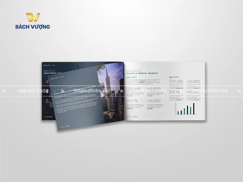 mẫu catalogue bất động sản tập trung v&agrave;o số liệu ph&acirc;n t&iacute;ch t&agrave;i ch&iacute;nh thị trường mua b&aacute;n & cho thu&ecirc; căn hộ