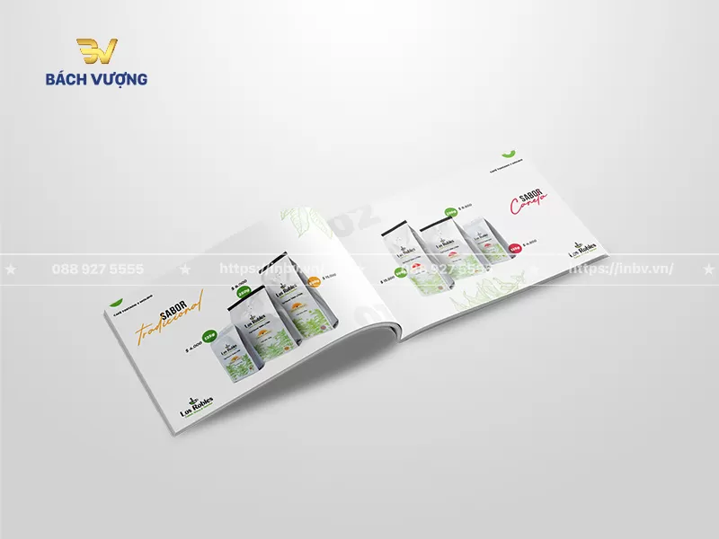Trang nội dung mẫu catalogue coffee ph&acirc;n loại & b&aacute;o gi&aacute; cho hai d&ograve;ng sản phẩm theo từng k&iacute;ch thước đ&oacute;ng g&oacute;i họa tiết đơn giản tr&ecirc;n nền trắng 