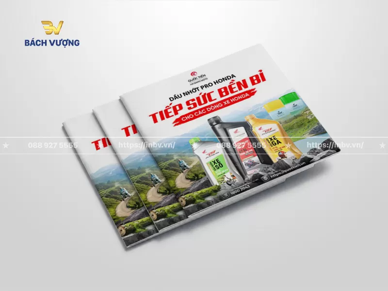 mẫu catalogue dầu nhớt xe m&aacute;y sử dụng ph&ocirc;ng nền cung đường đ&egrave;o n&uacute;i năng động