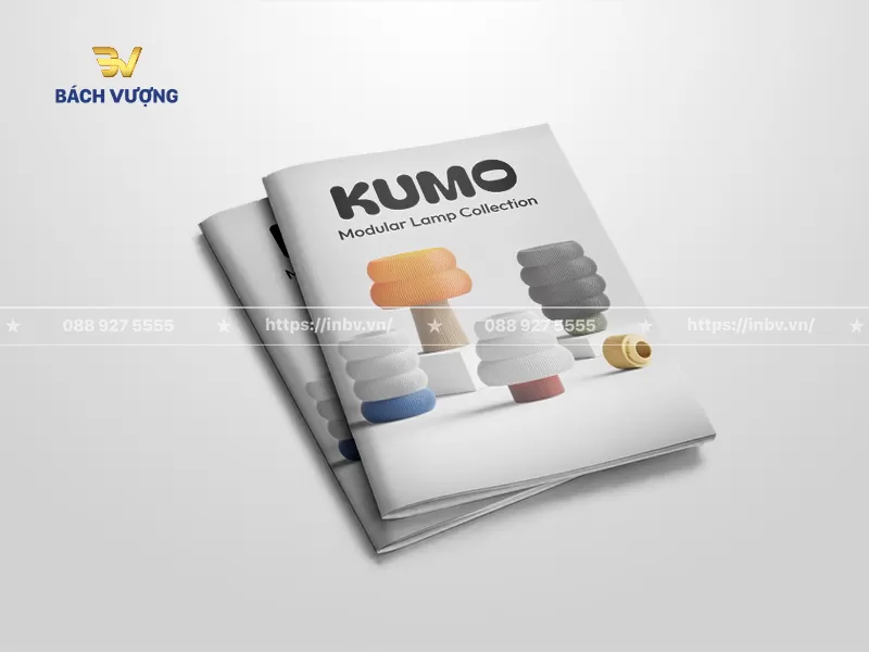 mẫu catalogue đ&egrave;n trang tr&iacute; lắp r&aacute;p nhiều m&agrave;u sắc sinh động b&igrave;a trắng thanh lịch
