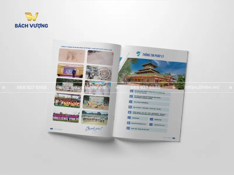 Trang tr&igrave;nh b&agrave;y năng lực thực tế & th&ocirc;ng tin ph&aacute;p l&yacute; doanh nghiệp mẫu catalogue du lịch
