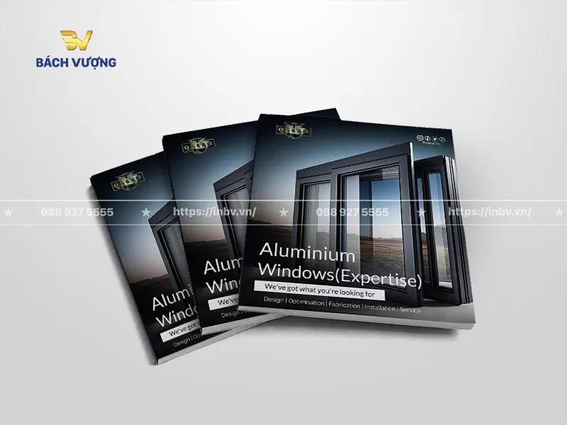 mẫu catalogue nh&ocirc;m k&iacute;nh khổ vu&ocirc;ng thiết kế b&igrave;a đen mờ thời thượng lấy cảm hứng từ thi&ecirc;n nhi&ecirc;n