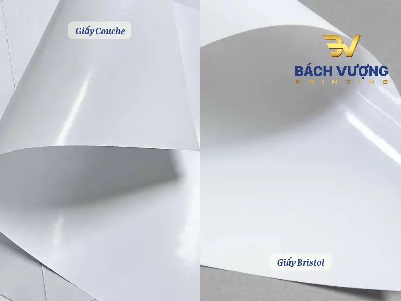 C&aacute;ch ph&acirc;n biệt chất liệu giấy in Couche v&agrave; giấy Bristol