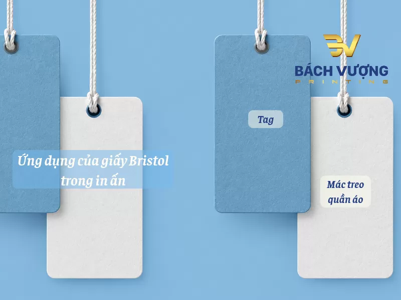 Th&agrave;nh phẩm thẻ treo, tag m&aacute;c từ giấy Bristol