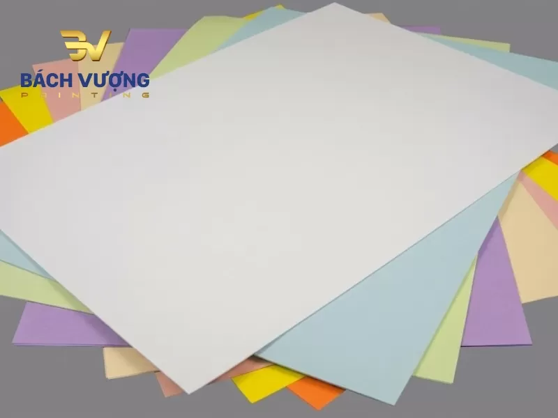 Định lượng giấy kh&aacute;c nhau trong in ấn