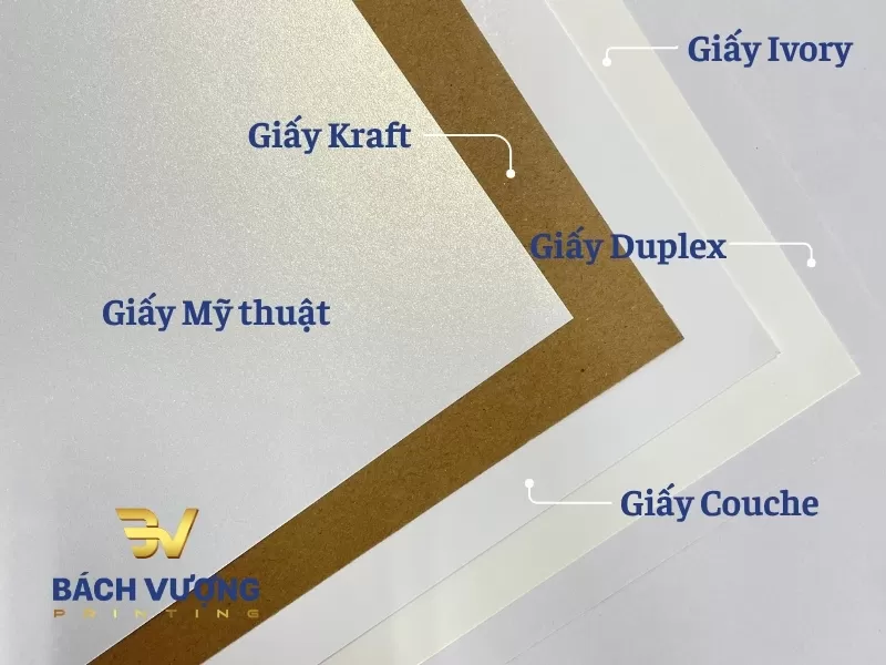Sơ đồ so s&aacute;nh 5 mẫu ph&ocirc;i giấy in