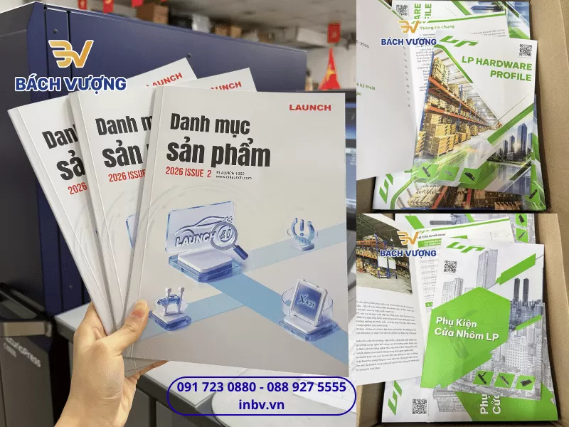 Tổng hợp mẫu in catalogue cho một số ng&agrave;nh sản xuất - B&aacute;ch Vượng