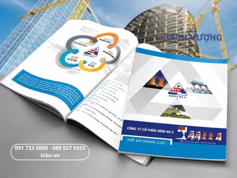 Mẫu in catalogue cho doanh nghiệp x&acirc;y dựng