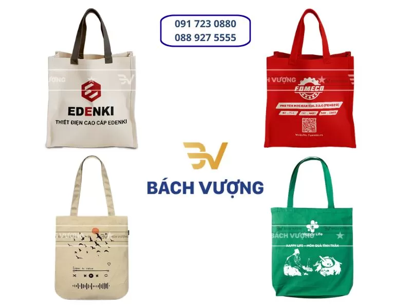In t&uacute;i vải canvas theo y&ecirc;u cầu - B&aacute;ch Vượng