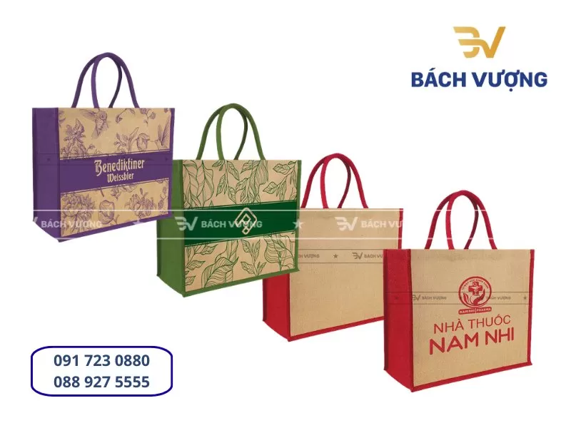 In t&uacute;i vải đay - B&aacute;ch Vượng