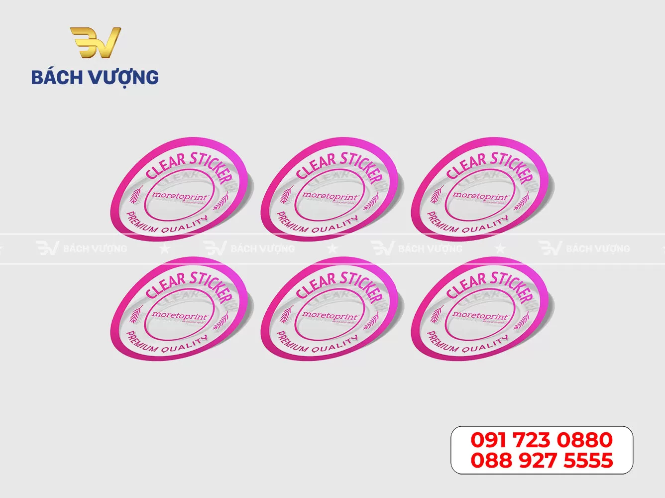In tem decal nhựa trong