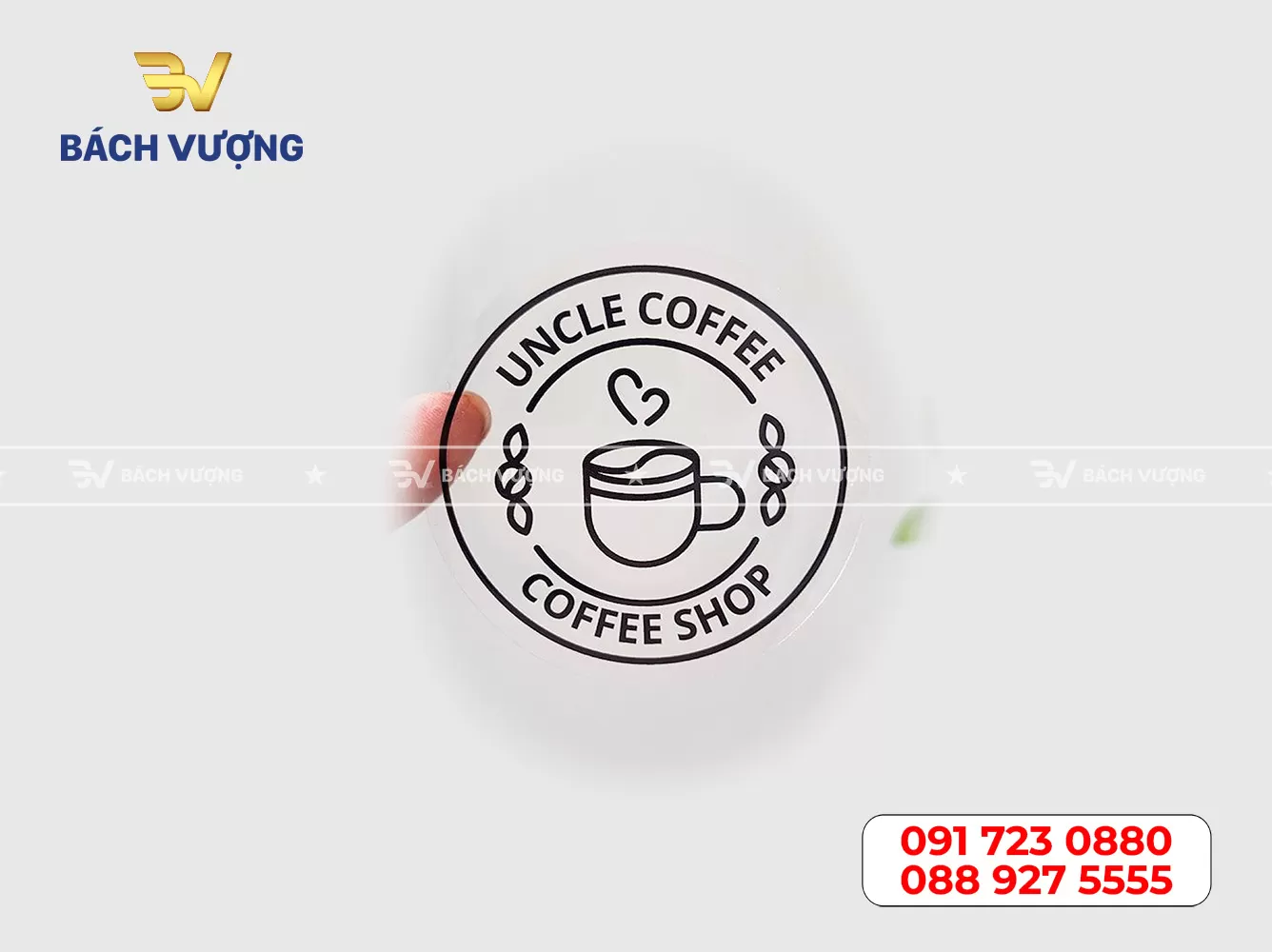 Mẫu decal nhựa trong 08
