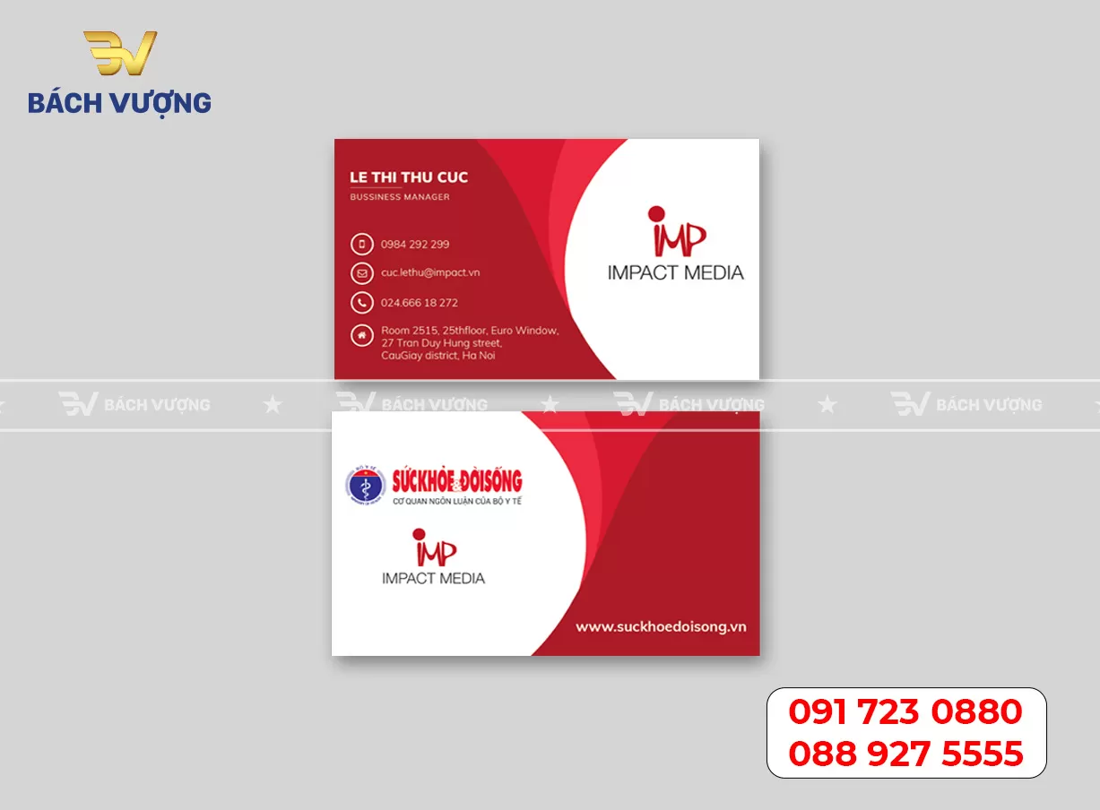 Mẫu card visit - Mẫu 07