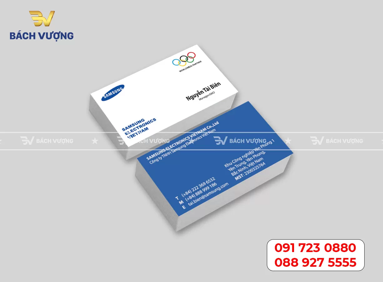 Mẫu card visit - Mẫu 07