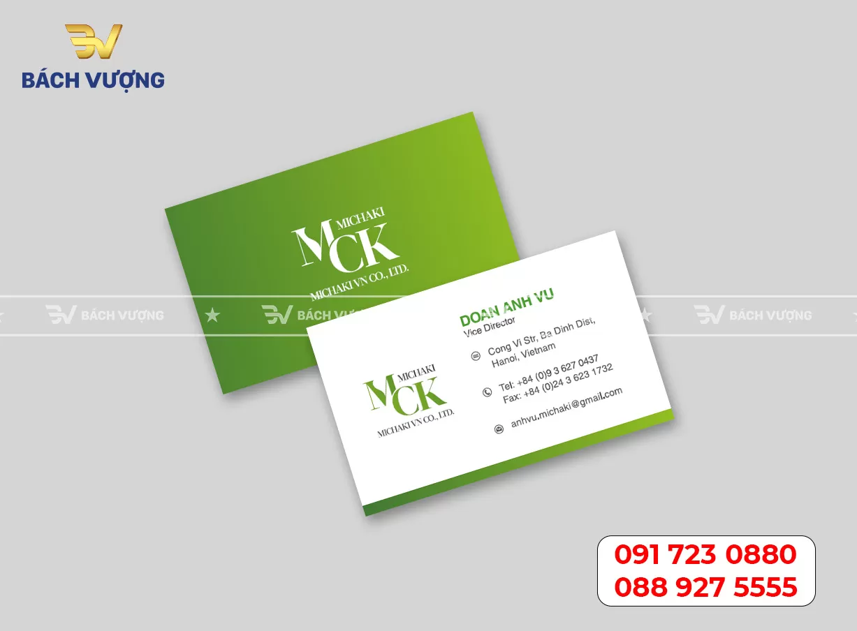 Mẫu card visit - Mẫu 01