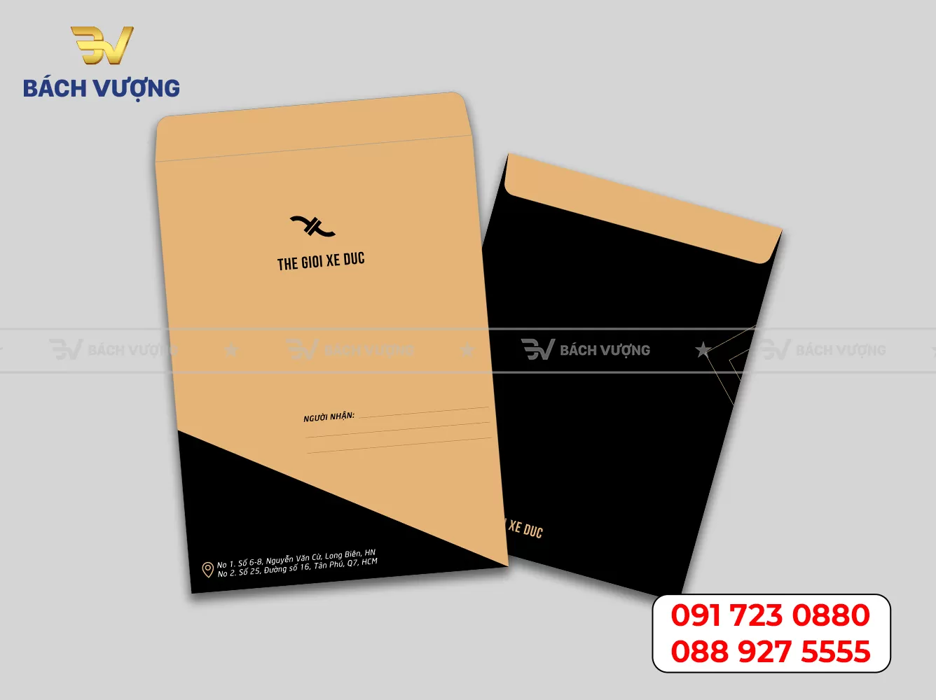 Mẫu phong bì thư - Mẫu 05