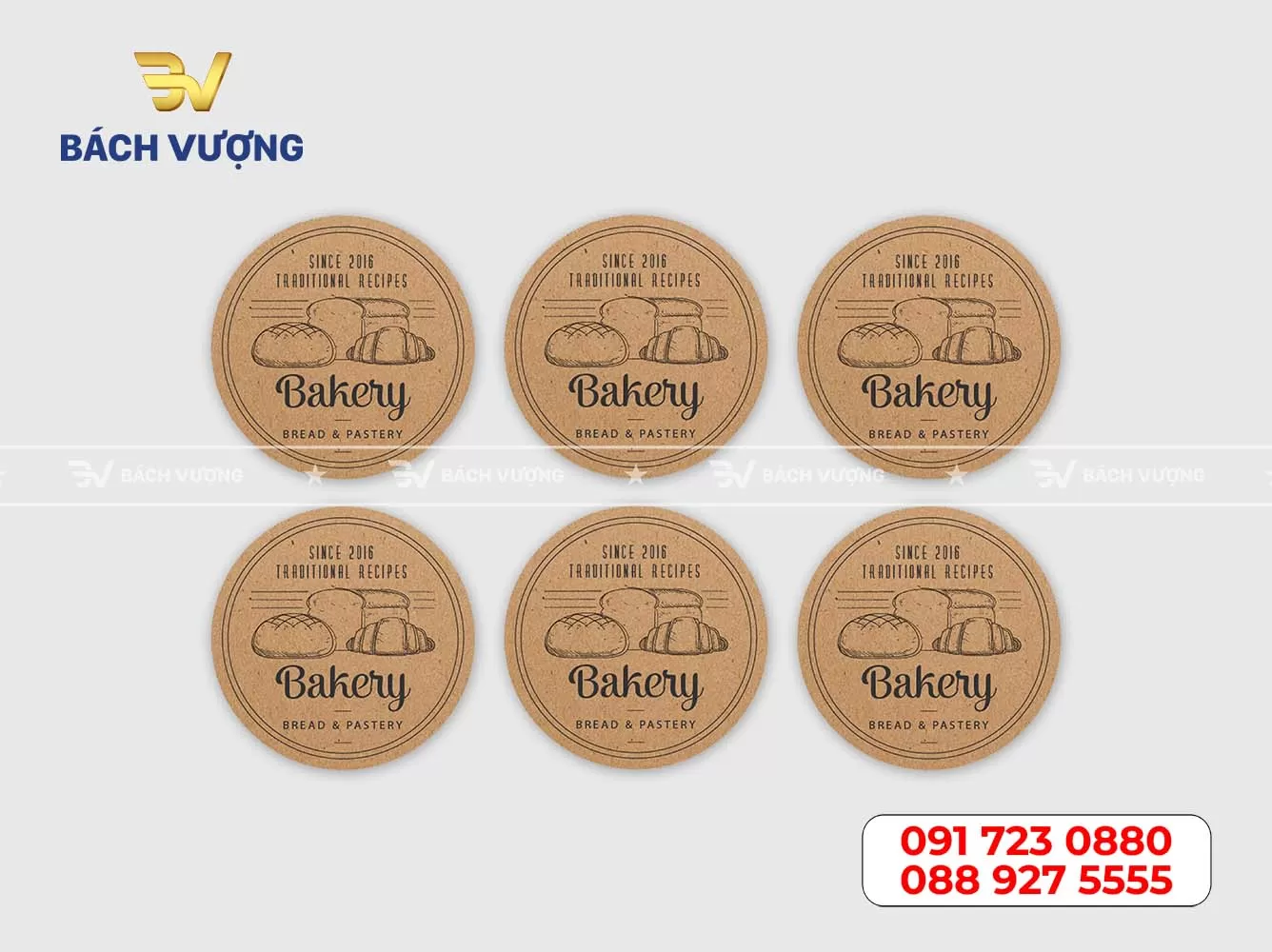 in decal giấy kraft giá rẻ