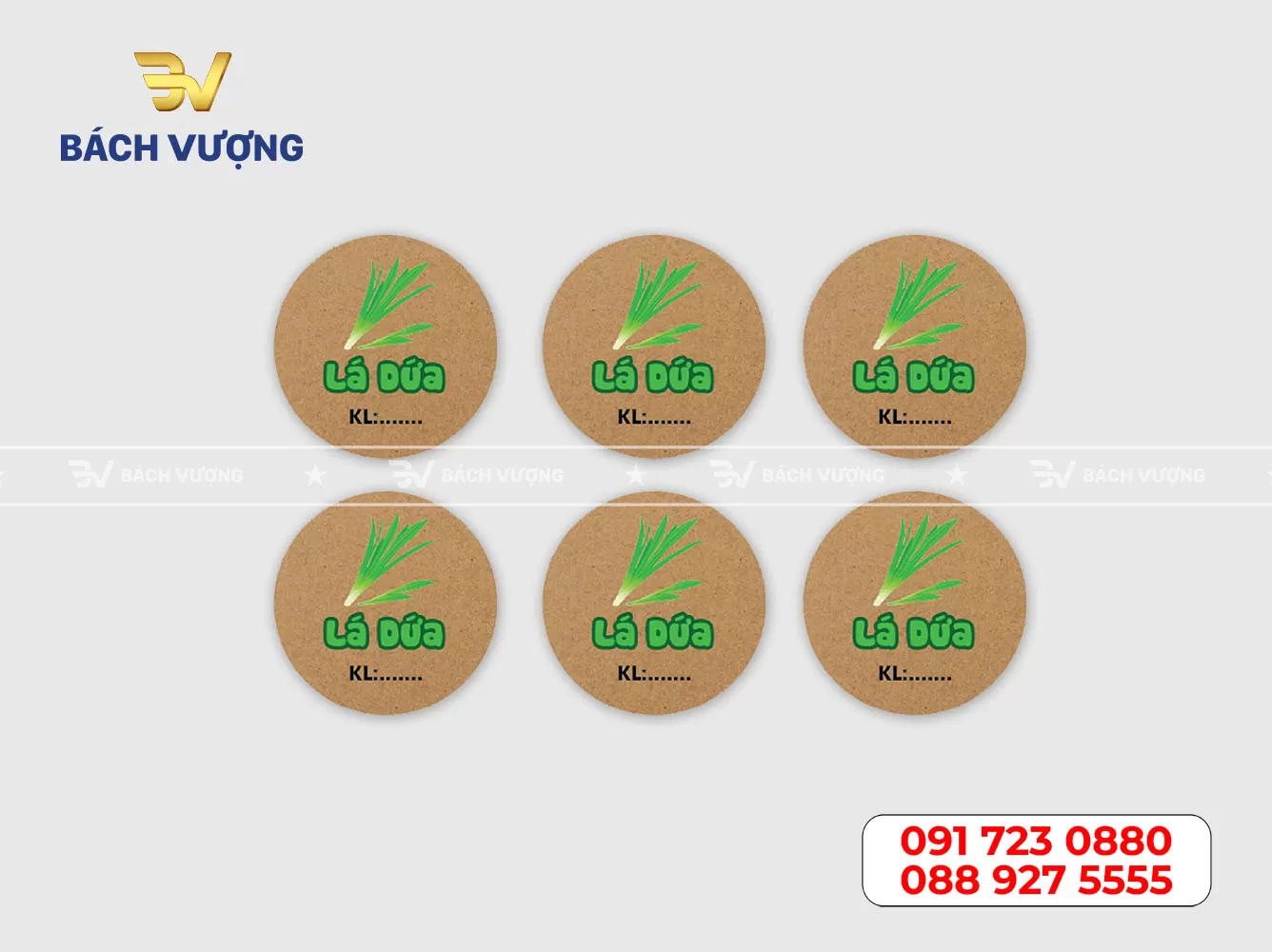 in decal giấy kraft giá rẻ
